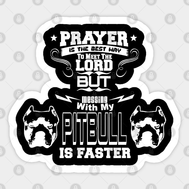 Pitbull Lovers American Staffordshire Terrier Sticker by CharJens